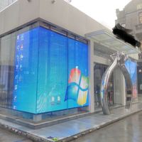 Atemid Écran LED transparent intérieur avancé-P2.84/P7.81 Panneau mural écran de glace HD