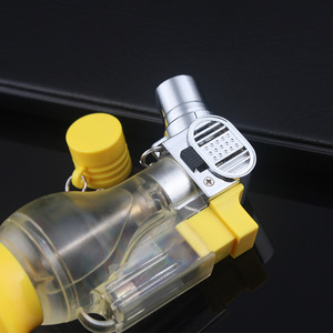 Accendini a Gas butano a buon mercato all'ingrosso Logo personalizzato torcia ricaricabile in plastica per regali aziendali interni ed esterni - Product Image 3