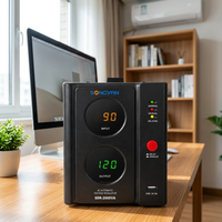 Régulateur de tension AVR SDR-2000 haute efficacité, entrée 90-150V, sortie 220V±8% pour électronique sensible et usage domestique