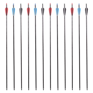 Frecce in Fibra di Vetro Arrotolata da 31 Pollici per Tiro con l'<span class=keywords><strong>Arco</strong></span>, ID 6.2mm, 30-55 Libbre, per <span class=keywords><strong>Arco</strong></span> Compound e Ricurvo, Punte Avvitabili per Pratica di Tiro e Caccia - Product Image 6