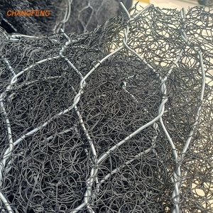 Đen Xanh địa kỹ thuật tổng hợp 400g bờ sông gia cố Mat HDPE geomat với lưới thép mạ kẽm để gia cố cỏ - Product Image 2