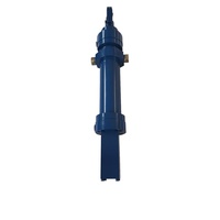 Cylindre hydraulique télescopique à double action avec capteur de position, traitement de surface en chrome dur, acier