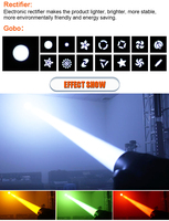 230w 7R tête mobile profil spots led luces luces discoteca faisceau mobile scène disco éclairage