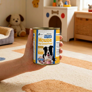 Snacks para Mascotas, Mousse para Perros, Comida Enlatada para Perros, Comida Húmeda de Pollo, Alto Contenido de Carne, Para Todas las Razas de Perros, Salud Digestiva, Sin Sabores Artificiales - Product Image 1