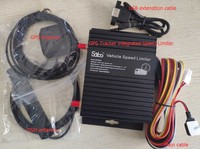 Traceur GPS avec limiteur de vitesse et bouton SOS, dispositif de contrôle de vitesse GSM SMS