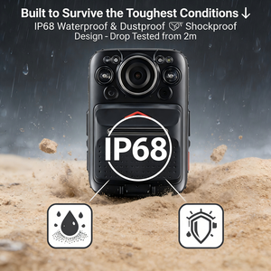 Caméra corporelle vidéo en temps réel 2180P, enregistreur portable avec positionnement GPS et résistance aux chutes de 2 m pour l'enregistrement d'évidences de <span class=keywords><strong>patrouille</strong></span> - Product Image 4