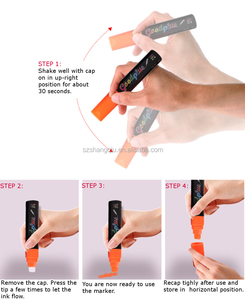 गीले तरल चाक पेन पर्यावरण के अनुकूल कला मार्कर पेन पर्यावरण के अनुकूल कला मार्कर पेन 15 मिमी टिप तरल चाक मार्कर - Product Image 2