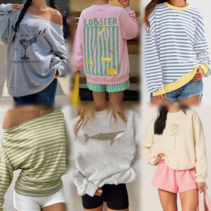 Sweat-shirts d'occasion pour femmes, lots mixtes de sweats à capuche et pulls, surplus en gros pour la revente de vêtements - Product Image 2