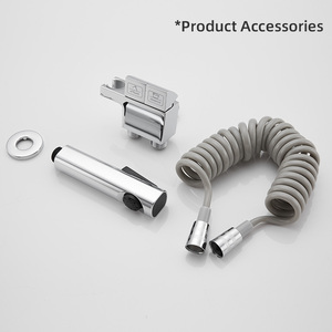 Кислый настенный хромированный распылитель для биде - Product Image 4