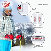 Sangles de ski, sangles de fixation pour snowboard, matériau nylon+EVA, 55*135mm, logo personnalisé, couleur, équipement de ski, sangles de fixation
