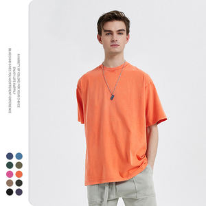 Venta al por mayor precio barato <span class=keywords><strong>de</strong></span> gran tamaño muchos colores Streetwear hombres ácido lavado camiseta Cool Custom Band peso pesado algodón <span class=keywords><strong>camisetas</strong></span> - Product Image 4