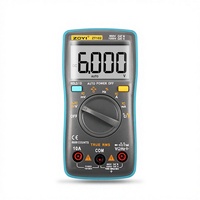 ZOYI ZT-102 Multimeter Digital Saku Otomatis Presisi Tinggi 6000 Hitungan, Penguji Multi-fungsi