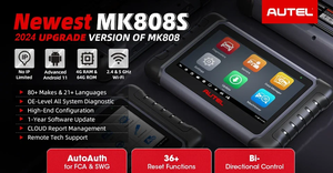 Autel MaxiCOM MK808S Herramienta de escáner de diagnóstico de coche bidireccional Codificación de llaves FCA Autoauth Android <span class=keywords><strong>11</strong></span> Actualizado de MaxiCheck MK808 - Product Image 3