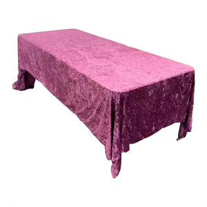 Customized Inch High Quality Soft Comfortable Luxurious Velvet <strong>Table</strong> <strong>Cloth</strong> <strong>for</strong> Wedding <strong>Events</strong> Hotel Banquet Party - Product Image 4
