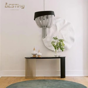 Consola <span class=keywords><strong>Castelo</strong></span> de madera maciza estilo Art Deco de diseño clásico - Product Image 2