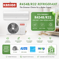 Climatiseur split Midea Inverter 12001-15000 BTU, refroidissement uniquement, économie d'énergie, réfrigérant R32, électrique, mural extérieur