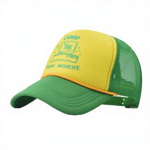 Casquette Trucker 5 Panneaux Personnalisée Unisexe avec Logo Imprimé en Relief et Brodé, en Maille Ajustable, Haute Qualité, Tendance, pour Activités de Plein Air et Sportives - Product Image 4