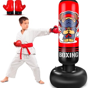 Columna de Boxeo Inflable de PVC Ecológica y Resistente, Juguete de Fitness para Niños, Uso Interior y Exterior, Fácil de Usar - Product Image 1