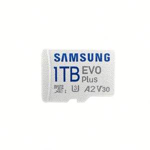 Tarjeta de Memoria 100% Original para Samsung EVO Plus TF SD de 64GB 128GB 256GB 512GB, Tarjeta SD TF U3 V30 4K con Adaptador - Product Image 1