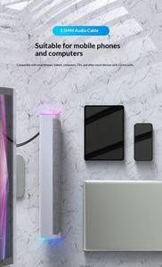 Haut-parleur <span class=keywords><strong>de</strong></span> <span class=keywords><strong>son</strong></span> stéréo d'usine avec caisson <span class=keywords><strong>de</strong></span> basses <span class=keywords><strong>pour</strong></span> ordinateur portable, ordinateur <span class=keywords><strong>de</strong></span> <span class=keywords><strong>bureau</strong></span>, lecteur <span class=keywords><strong>de</strong></span> musique, mode double filaire/sans fil, <span class=keywords><strong>barre</strong></span> <span class=keywords><strong>de</strong></span> <span class=keywords><strong>son</strong></span> <span class=keywords><strong>pour</strong></span> ordinateur RGB - Product Image 6