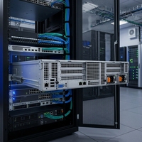 Serveur Rack 2U R530 d'occasion, 8 baies, 2,5 pouces, stockage SAS/SATA Hot Swap, processeur Intel Xeon