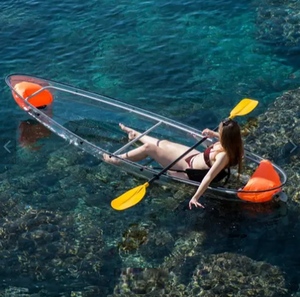 Kayak de Aluminio Transparente Barato 2023, con Pedales, para Uso Doméstico, Bote de Pesca, Canoa - Product Image 3