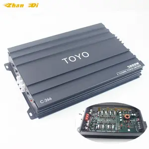 공장 직접 판매 새로운 모델 4*50W 고출력 자동차 앰프 4 채널 최고 12V 자동차 앰프