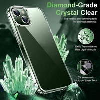 Protecteur d'écran universel en verre trempé Vente en gros Objectif de caméra TPU PC Transparent Clear Covers Coque de téléphone pour 13 14 15 pro Max