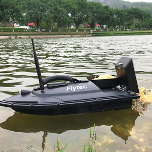 Barco Cebador de Pesca a Control Remoto Flytec Rc, 54x27x21cm, Doble Tolva, Retorno con un Solo Botón, Alimentado por Batería, Negro - Product Image 3