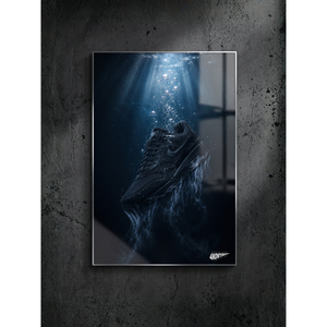 Impression sur métal pour décoration murale, finition verre, « The Submerged Depth » - Product Image 2