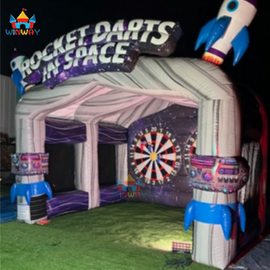 Nouveau jeu de lancer de haches cosmiques Carnival 2025, jeu de fléchettes spatiales à double voie, gonflable en PVC pour parc d'aventure intérieur - Product Image 4
