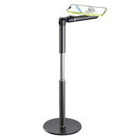 Support de téléphone magnétique en aluminium à 360 degrés, réglable en hauteur, idéal pour le bureau, les entreprises et le streaming en direct – Vente Flash