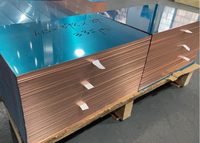 TU1 Oxygen Free Copper Coated Copper Plate Mirror Polished Red Copper Plate Fixed Size Cutting
