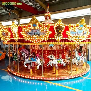 Manège de luxe à 24 places, carrousel européen pour fête foraine et parc d'attractions - Product Image 5