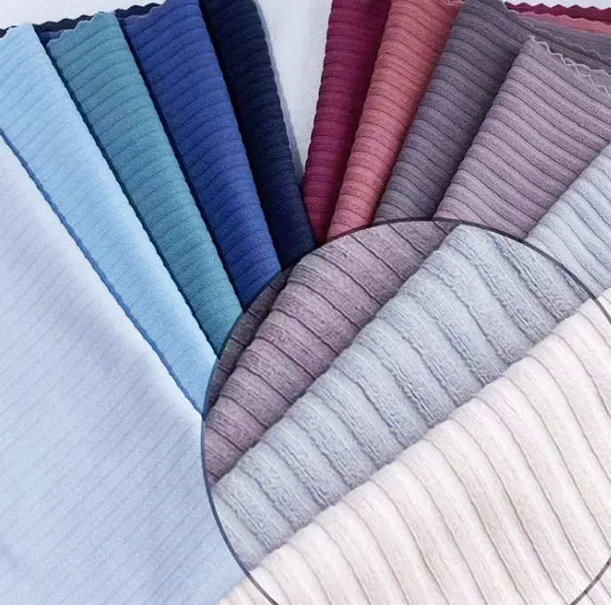 Lulu sọc spandex vải căng cao 80% nylon 20% spandex vải thể thao và Yoga vải Wicking độ ẩm và mồ hôi