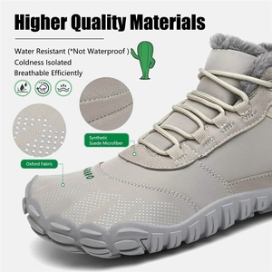 <span class=keywords><strong>SAGUARO</strong></span> - Zapatos Deportivos de Goma Verde para Hombre y <span class=keywords><strong>Mujer</strong></span>, Botas de Nieve Minimalistas de Otoño, Nuevo Diseño, Aisladas para Invierno, Estilo Descalzo - Product Image 4