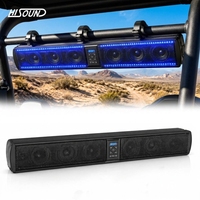 Barre de son étanche 34 pouces BT 500W LED IP65 ATV UTV Golf Cart Beach Buggy Marine Extérieur 12V