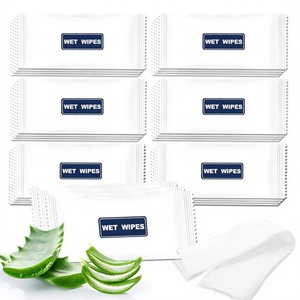Toallitas Húmedas Desechables Personalizadas OEM, Envasadas Individualmente, Mini Bolsitas de Viaje, de Papel, con Agua Pura, Refrescantes, Sin Perfume - Product Image 1