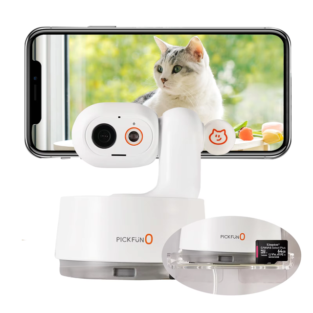 USA Warehouse Smart Pet Camera 360 View Dog Camera with 1080p Resolution and Phone App Ai Tracking Wireless Baby&Pet Monitor