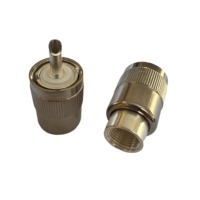 Connecteur PL-J7 tout cuivre Connecteur mâle PL d'alimentation d'usine pour câble RG8 RG213 400