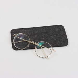 Soft 100% Polyester Gafas de sol Eyeglass Mobile Phone Pouch Bag con tamaño y color personalizables - Product Image 3