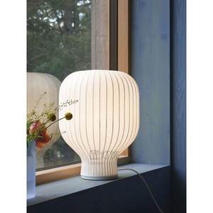 Silk Lampshade <b>Table</b> Lamp E27 <b>Led</b> 36V Ac 85-265V Switch Control Creamy Nordic Style Living Room Bedroom <b>Bedside</b> Lamp - Product Image 1