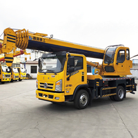 Vente directe usine Chine : Grue mobile hydraulique Xinguo avec flèche télescopique, moteur et pompe pour la construction