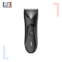 Tondeuse LILIPRO B1 rechargeable et étanche pour le corps et la zone intime, avec lumière LED et indicateur de puissance, machine de toilettage pour hommes
