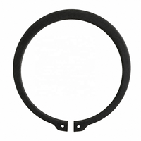 DIN 471 150x4mm Large External Retaining Ring Spring Steel Circlip with Black Finish and 46-54HRC Hardness for Shaft