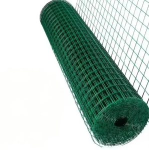 מחיר גליל רשת תיל מגולוונת מצופה PVC מפלדת אל-חלד מרותכת לכלוב עכברים וכלבים - Product Image 1