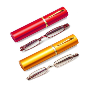 <strong>Fashion</strong> Metal <strong>Reading</strong> <strong>Glasses</strong> Wholesale Men and Women Portable Mini <strong>Reading</strong> <strong>Glasses</strong> With Cases - Product Image 6