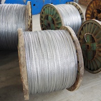 Fil de terre SWG 4/8 en acier galvanisé, brin 70 #   Acier à haute teneur en carbone Norme BS 183