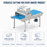 Machine à trancher le pain automatique à ultrasons Wanlisonic, équipement de boulangerie commerciale, coupe-pain pour usine alimentaire