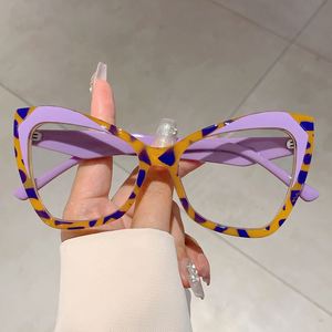 Gafas de Moda Vintage 2025 para Mujer, Monturas de Gafas de Ojo de Gato Coloridas, TR90, Anti Luz Azul, Gafas de Computadora para Mujer - Product Image 2